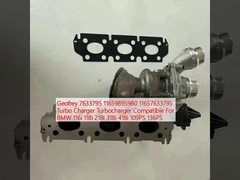 Geofrey 7633795 11659895980 11657633795 Turbo Charger Turbocharger Kompatibel Untuk BMW 116i 118i 218i 318i 418i 109PS 136PS