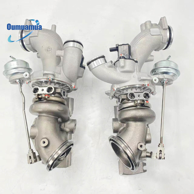 241202-0651 A276 090 1580 Twin Turbo IHI Untuk Mercedes Benz M271 DE18 AL W212 M 271 DE 18 AL M276DE30AL Mobil Berkinerja Tinggi